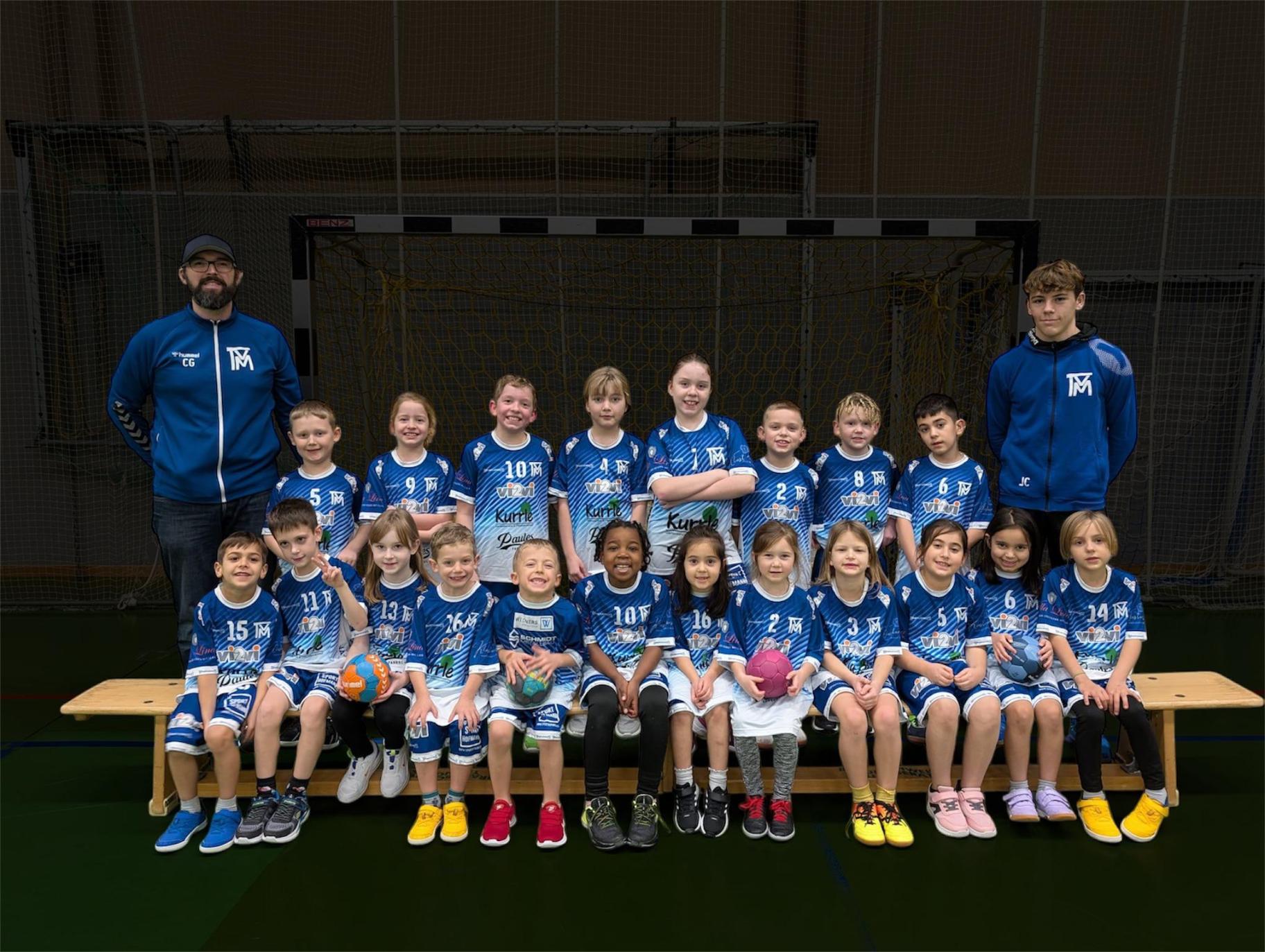 Minis der Handballabteilung TV Malsch